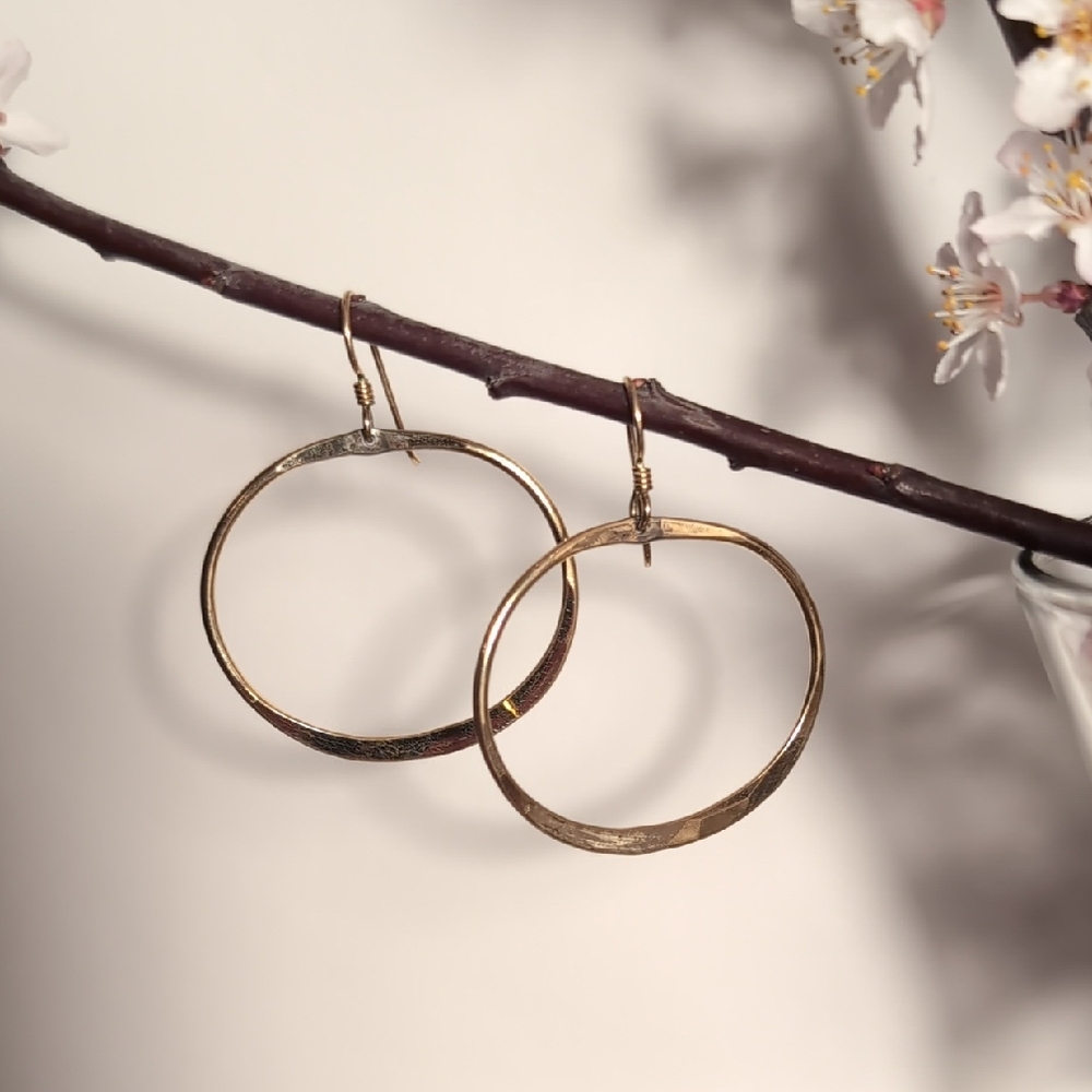 Elegant Silver Hoop Earrings